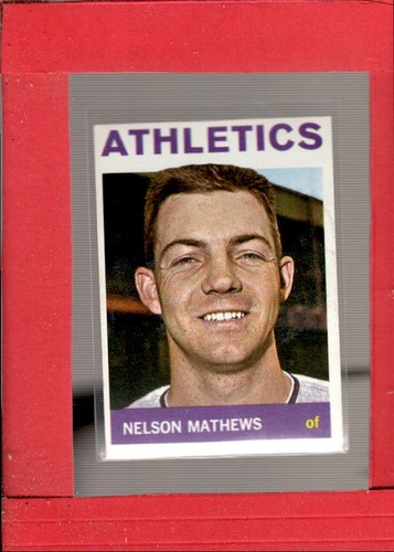 1964 Topps #366 Nelson Mathews EX/NM Athletics ID:61425