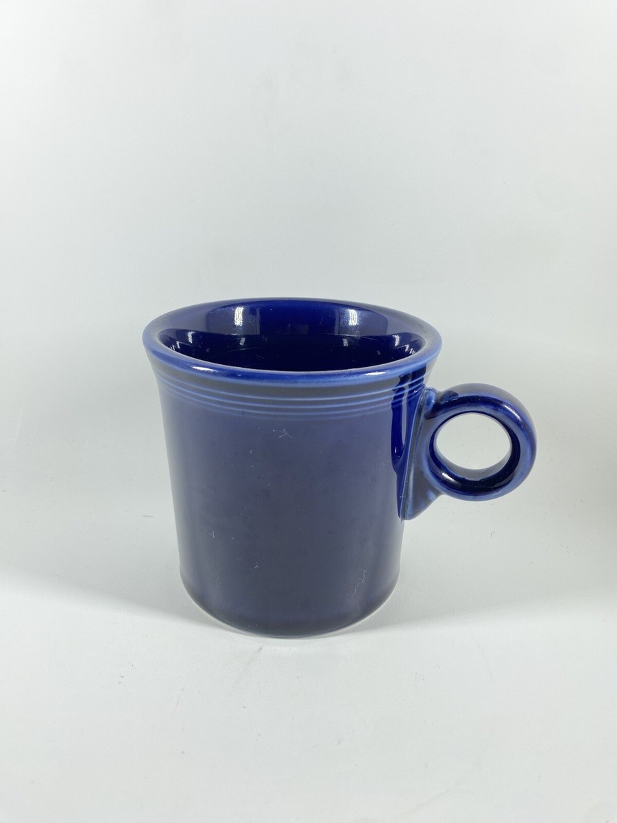 Fiestaware Navy Blue Tom and Jelly O Ring Handle Coffee Mug HLC