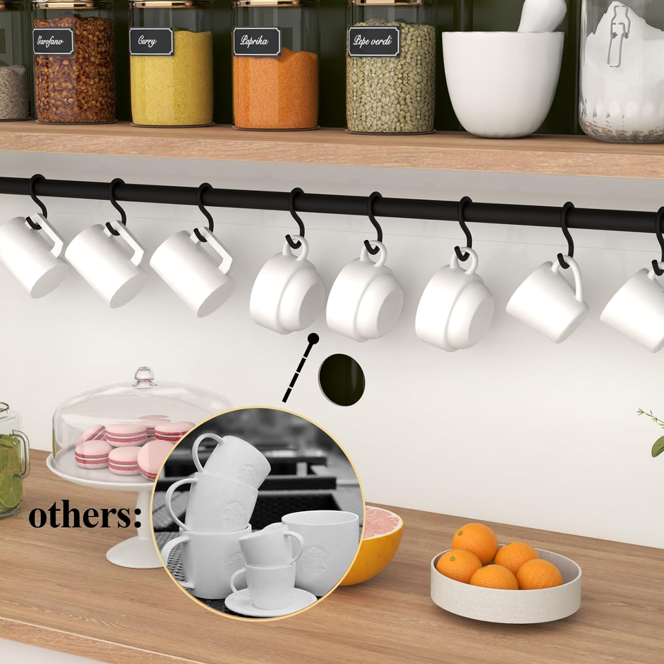 Sideboard Buffet with 2 Drawers, Farmhouse Kitchen Pantry