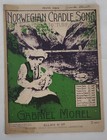 Norwegian Cradle Song Tone Picture Gabriel Morel, Piano Sheet Music, Vintage