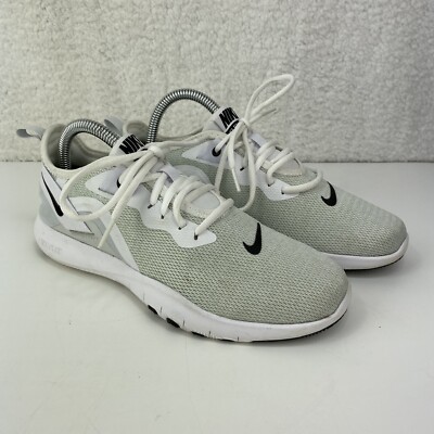 Size 7.5 - Nike Women's Flex Trainer 9 Shoes AQ7491-100 Platinum White Black | eBay