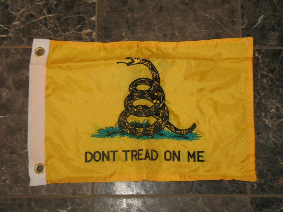 2x3 Gadsden Dont Tread On Me Flag 210D Nylon Double Sided 2ply / Clips 2x3 Gadsden Dont Tread On Me Flag 210D Nylon Double Sided 2ply / Clips