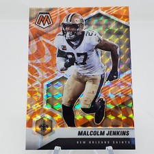 2021 Panini Mosaic Orange Reactive Prizm #148 Malcolm Jenkins Saints