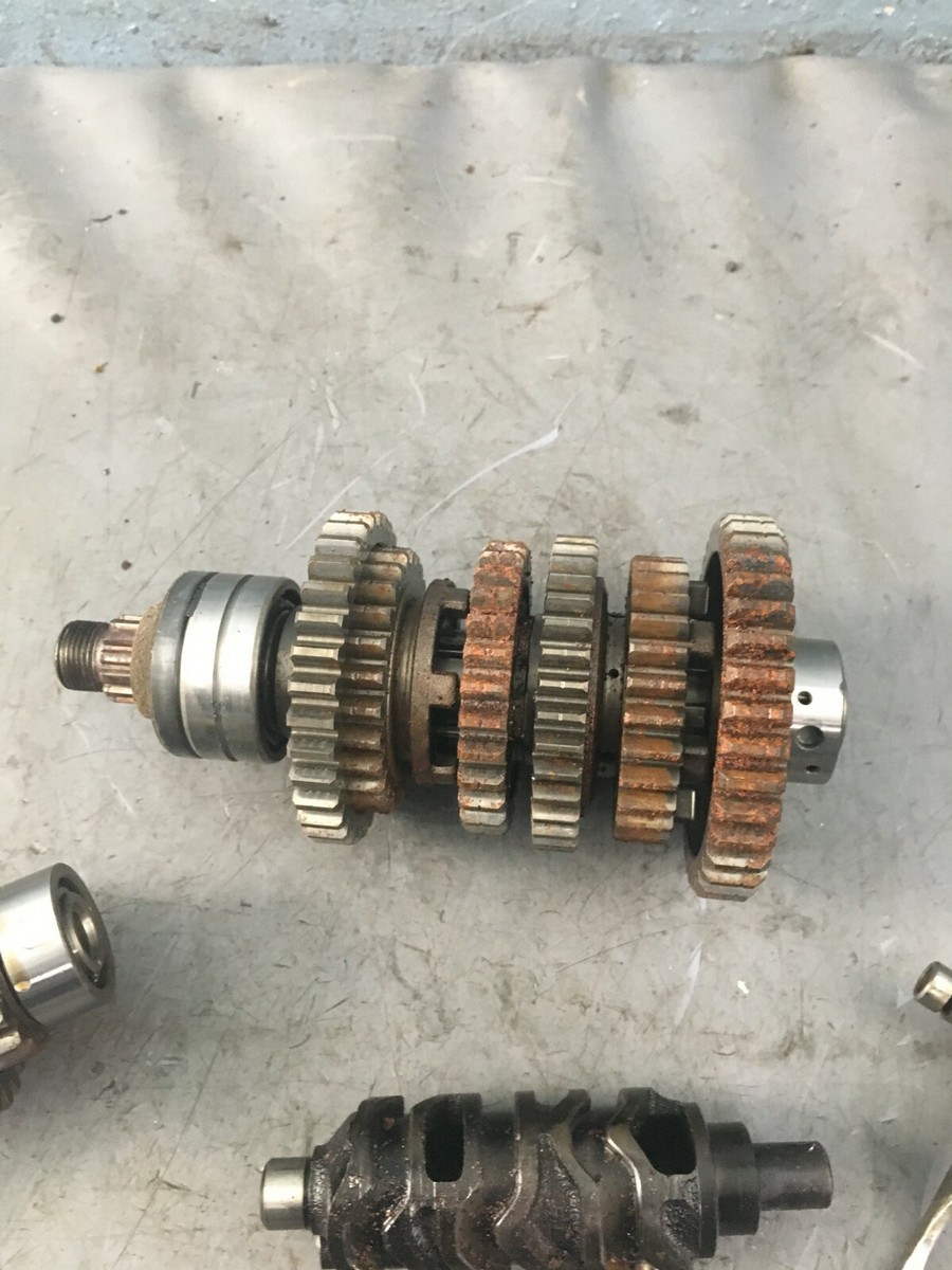 1990 90-93 KAWASAKI ZX600D ZX600 TRANSMISSION GEARS FORKS SHAFTS
