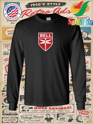 New Tee Bell Men's Long Slevee T-Shirt American Tee Shirt men