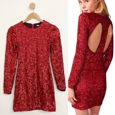 kimchi blue sequin dress Kimchi Blue UO Gray Velvet Sequin Beaded Cocktail Mini Dress Open Back Sz XS