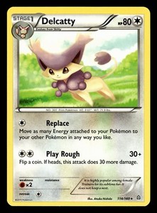 Pokemon Delcatty 114/160 XY Primal Clash Rare Card