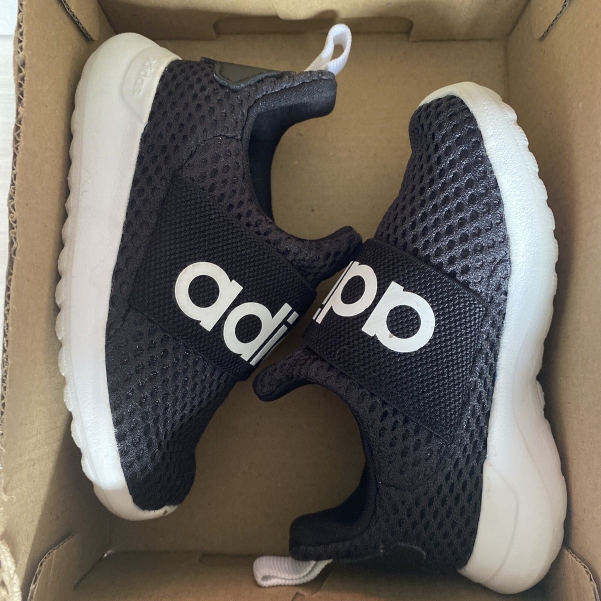 Adidas Kids' Athletic Sneakers Lite Racer Adapt 4.0 Slip-On Running Shoes  5K | eBay