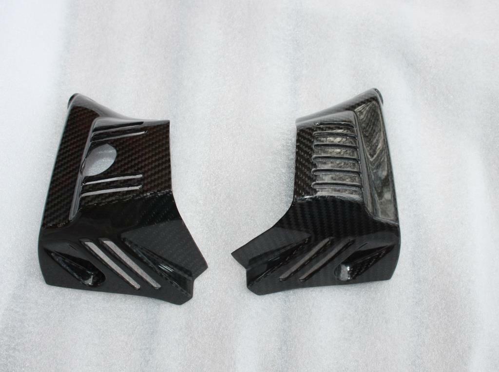 Caches cylindres BMW Nine T en pur carbone brillant Twill de prestige