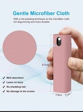 Screen Cleaner Spray Mobile Phone PC Tablet Screen Dust Remover Microfiber Wipe
