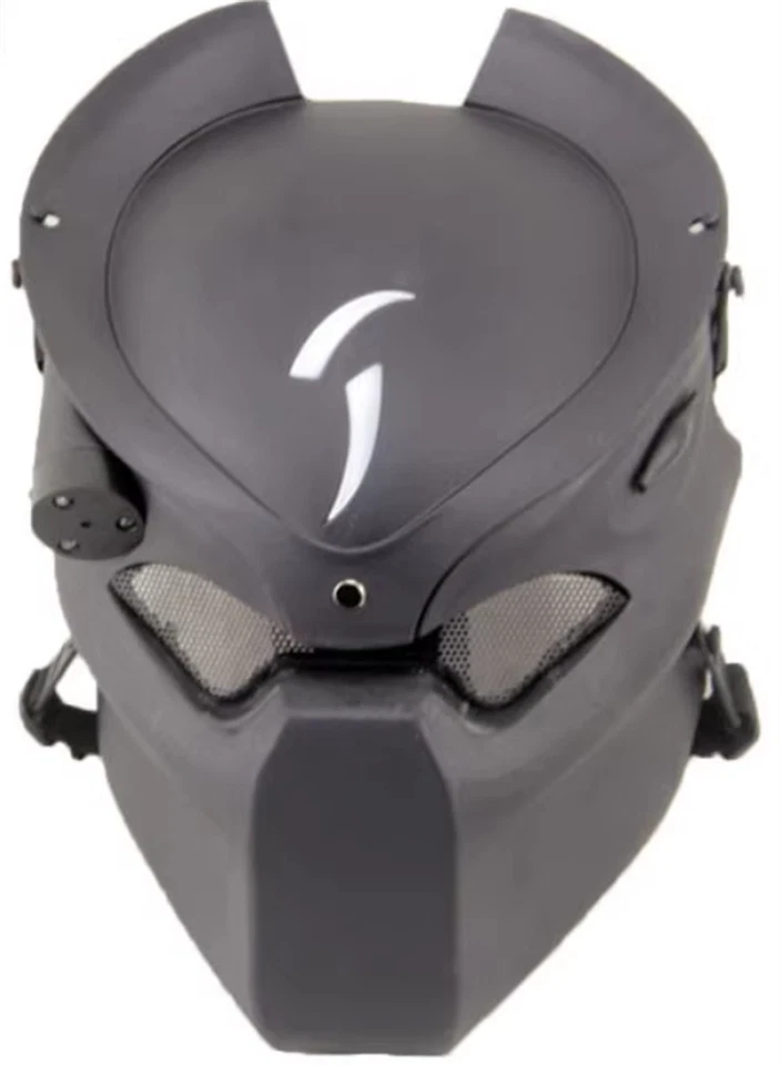 Máscara Cosplay Alien VS. Predator Headgear Field Face Guard Halloween cosplay utilería Foto 2 de 4