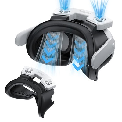 Für Meta Quest 3 VR Brille Headset Kühlung Lüfter Face Eye Mask Cover Augenmaske