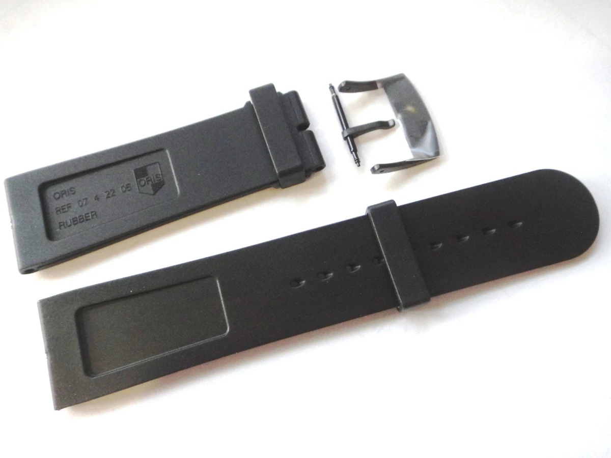 ORIS 42mm 7641 Bc3 Advanced 22mm Rubber Band strap bracelet 42205