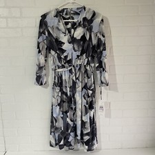 NEW Calvin Klein Women's Long Sleeve Fitted Cocktail Sheath Dress SZ 6