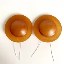 2 Aftermarket 1" Phenolic Diaphragm For AudioPipe ATV-50HF, ATQ-50HF Driver 8Ω