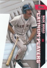 WADE BOGGS TOPPS PLATINUM PLAYERS DIE CUT RED SOX YANKEES 2021 21