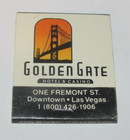 VINTAGE Full Matchbook Golden Gate Hotel & Casino Las Vegas, Nevada Fremont St. — photo 1