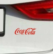 2x Coca Cola 7cm - Aufkleber für Kühlschrank Auto Rad ... einfarbig nach Wunsch