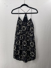 Madewell Silk Starview Spaghetti Strap Cami Dress Size 2 Multicolor W/pockets