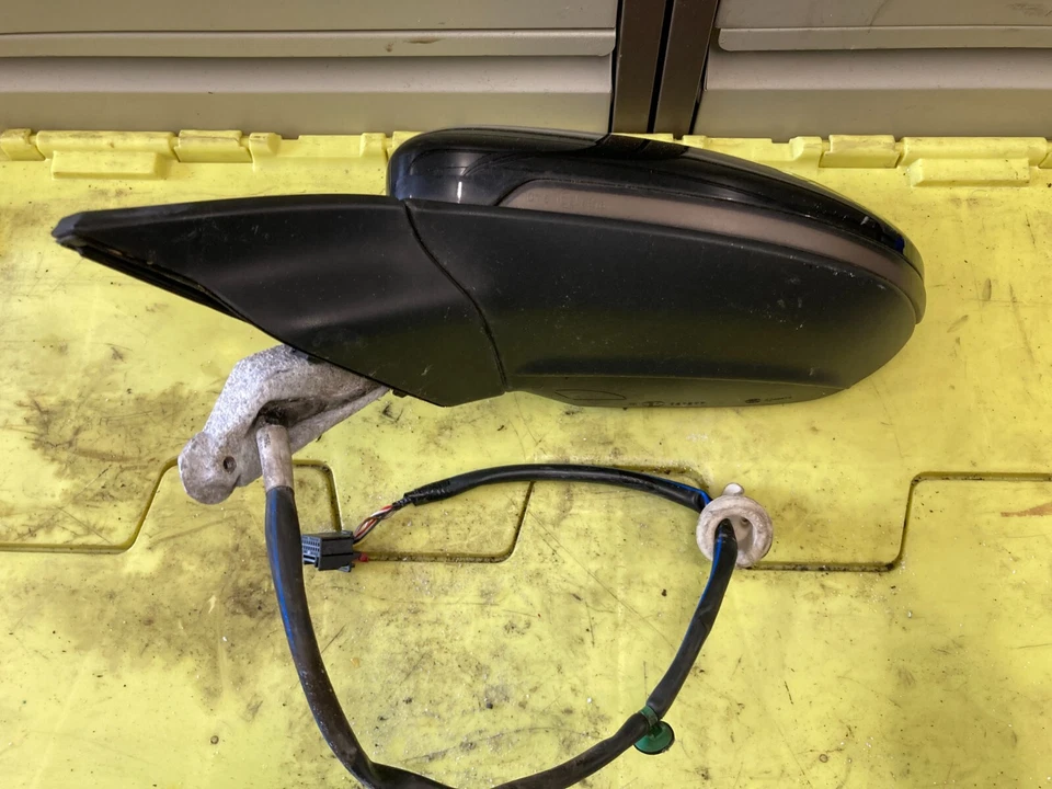 2013-2016 Volkswagen Golf MK7 espejo de ala lateral de pasajeros negro sin plegar Foto 2 de 3