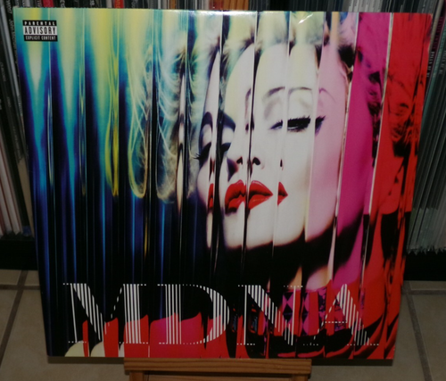 MADONNA MDNA 1ST PRESS LP GIVE ME ALL YOUR LOVE GIRL GONE WILD TURN UP THE RADIO