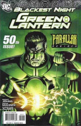 Green Lantern Comic 50 Blackest Night Cover A Doug Mahnke First Print 2010 DC - Picture 1 of 12