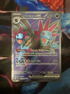 pokémon - trading card game: hydreigon ex Pokémon Hydreigon EX 161/086 SV: White Flare Ultra Rare Holo Stage 2 330 HP