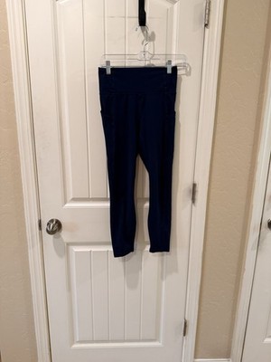 Fabletics Leggings Womens Size Small Navy Blue Motion365 Pockets
