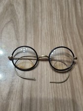 Antique Shuron Frames Gold Filled Black Round