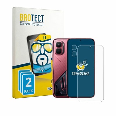 2x Display Schutz Folie für Infinix GT 50 Pro (Display+Kamera) Zubehör
