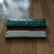 TOMBO Band Harmonica 23 Key of C Tremolo Harmonica w/Case Made in Japan Used