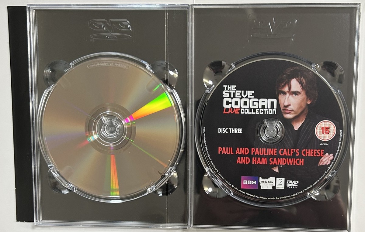 Steve Coogan Live Collection (Box Set) (DVD, 2011) for sale