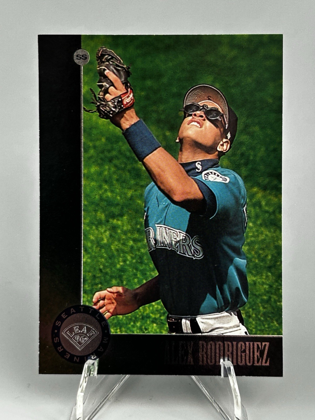 1996 Leaf Alex Rodriguez #24 Silver Seattle Mariners (NM)