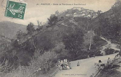 Algeria - KABYLIA - Route from Tizi-Ouzou to Fort-National - Ed. J. Achard 36