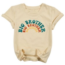 Big Brother Shirt Toddler Baby Boys Promoted to Big Brother Announcement Tshirt