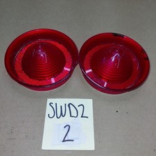 1960 Chevy Impala Belair Red Tail Light Lens Guide R2a 60 Pair
