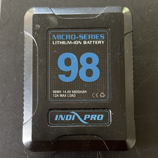 IndiPRO Micro-Series 98 Li-Ion Battery 98Wh 14.8V 6800mAh 12A Max Load V-Mount