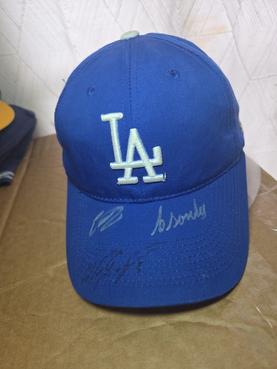 Hat Dogers Blue Adjustable Hat Blue Adjustable Autographed View 5