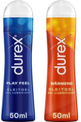 Durex Play Gleitgel Ausprobierpaket | Feel & Wärmend (2 x 50ml)