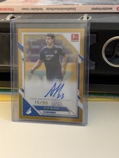 Adam Hlozek Chrome Bundesliga 2025/26 /50 Auto