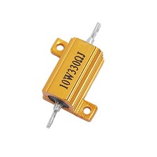 Aluminum Case Resistor, Great for Daily Use (Gold, 10W 330 Ohm)