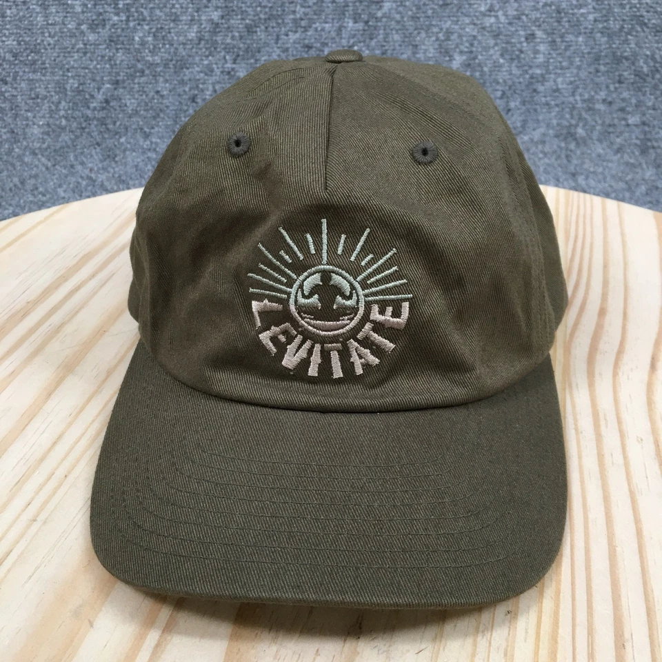 Gorra de béisbol Levitate unisex verde OS ala curva ajustable logotipo bordado Foto 2 de 4