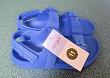 SANDALS KIDS SIZE 11 CAT  JACK HOOK  LOOP SHOES FOOTWEAR BRAND NEW COLOR BLUE
