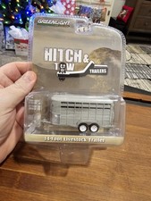 greenlight 1/64 14 Foot Livestock Trailer Farm Layout WN