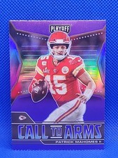 2021 Panini Playoff - Call to Arms Patrick Mahomes II #CA-PMA Purple Prizm 🔥