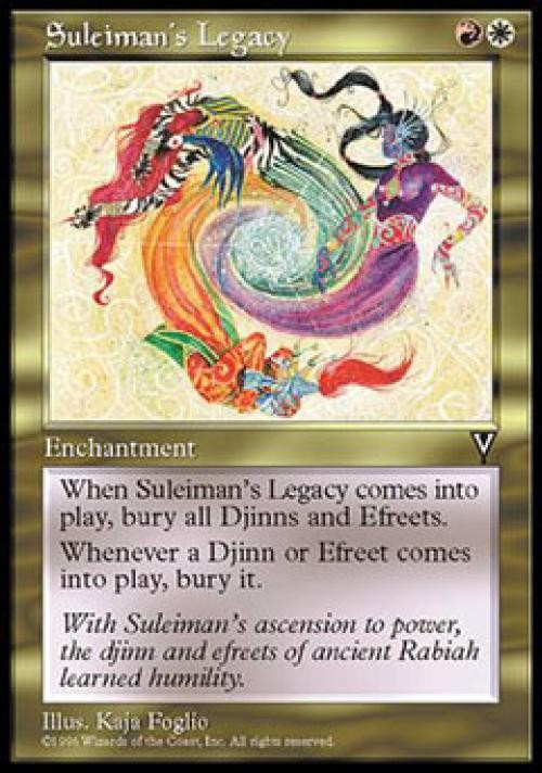 MTG English Suleiman's Legacy NM Normal Visions