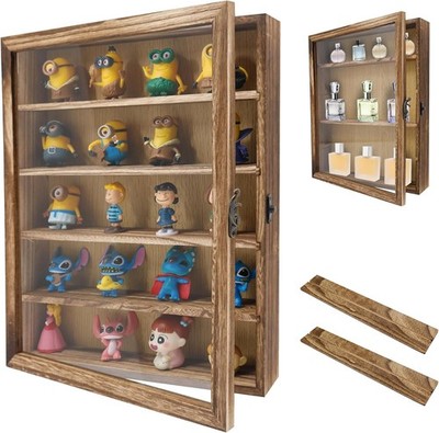 11x14 Shadow Box Frame with Removable Shelves,Collectible Display Shelves Cas...
