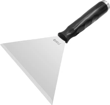 7 Inch Stainless Steel Pole Scraper -1.8Mm Heavy Duty Blade, Ideal for Ceiling P