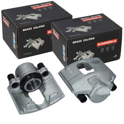 2X KAMOKA BREMSSATTEL VORNE PASSEND FÜR FORD COURIER FIESTA FUSION KA PUMA