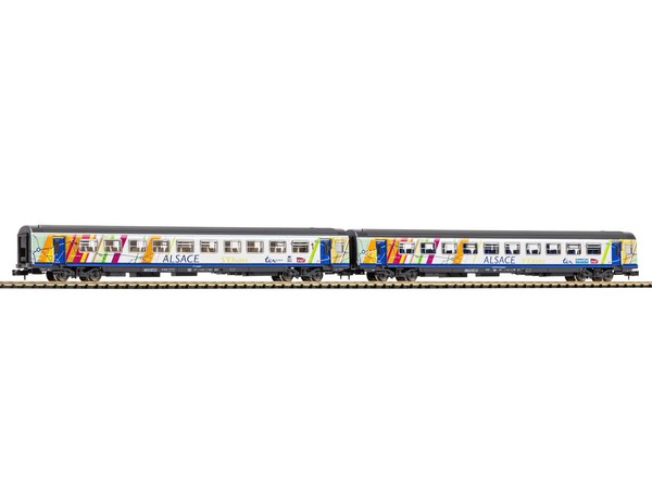 Piko 94509 - Personenwagen Set Corailwagen Alsace 1.+2.Kl Sncf Ep.Vi 2-Teilig-image